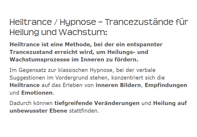 Heiltrance, Fernheilung & Fernheiler in 49201 Dissen (Teutoburger Wald)